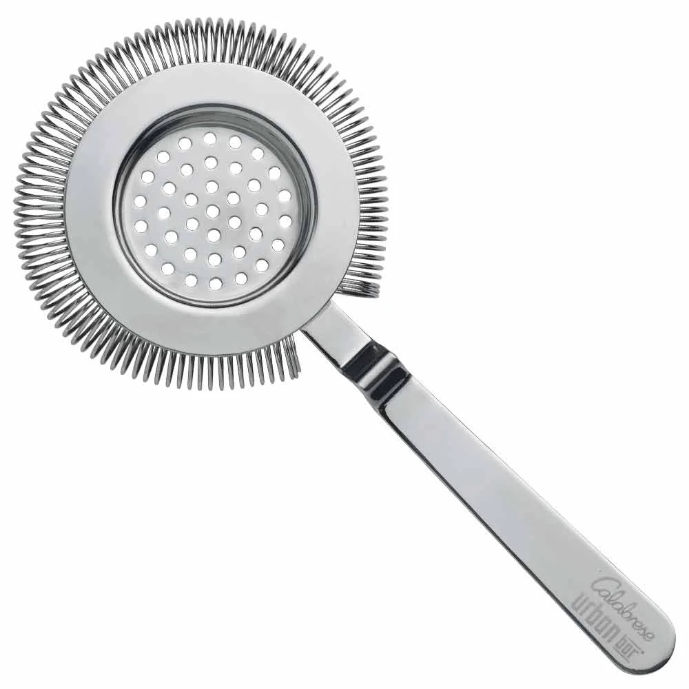 Calabrese Stainless Steel Hawthorne Cocktail Strainer 20.5cm 1 Calabrese Stainless Steel Hawthorne Cocktail Strainer 20.5cm