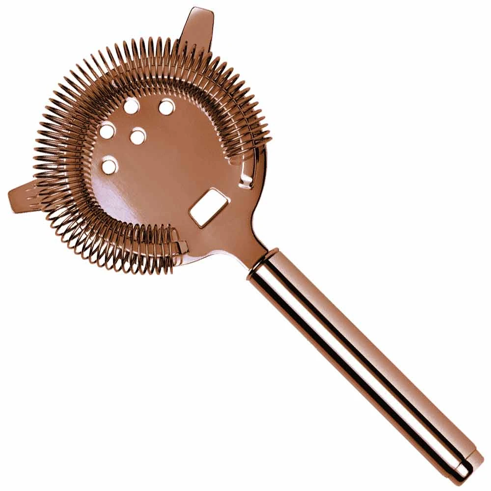 Hawthorne Rose Gold Cocktail Strainer 20cm 1 Hawthorne Rose Gold Cocktail Strainer 20cm