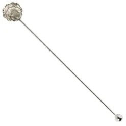 Classico Silver Plated Scallop Bar Spoon 32cm -UrbanBar Shop UB4255